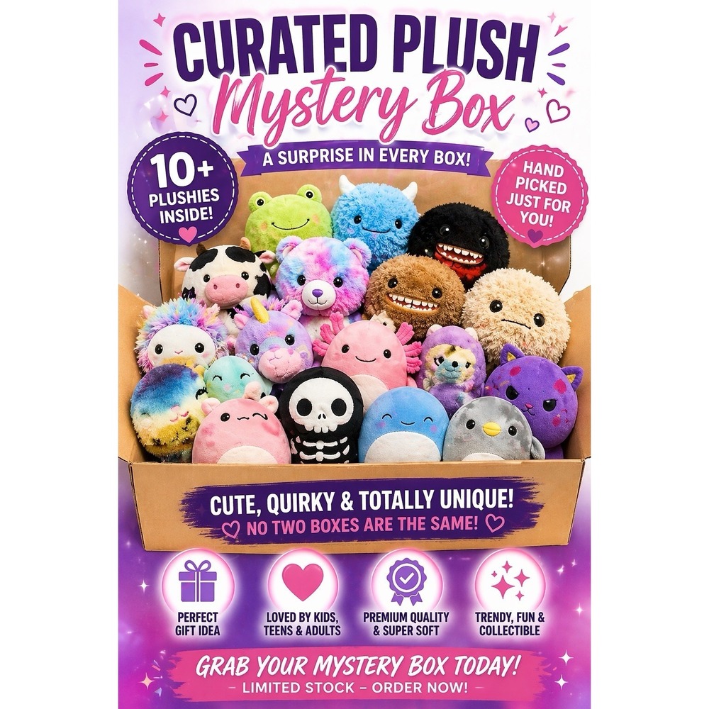 Kids Curated Plush Suprise Bundle NWT (Gift Ready)